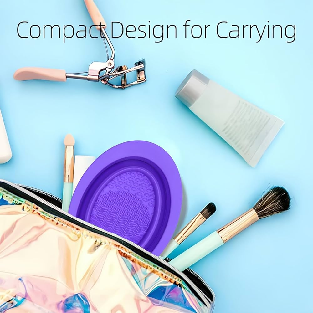 Silicone Makeup Brush Cleaning Mat - Deep Clean for Your Makeup Tools