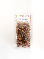 Braid Hair Beads - Stylish X & O Beads for Braids and Dreads