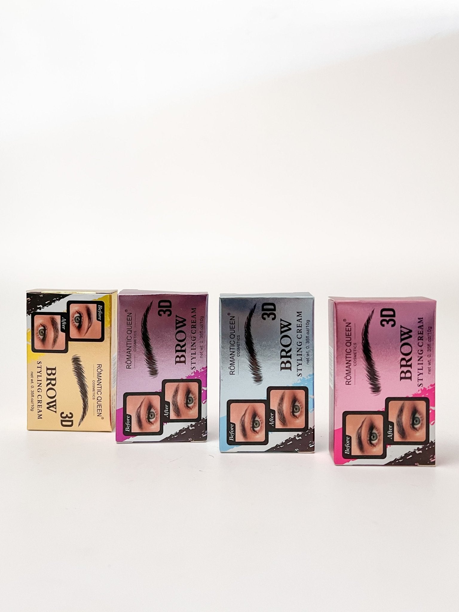 Romantic Queen 3D Brow Styling Cream - Long-Lasting Brow Definition