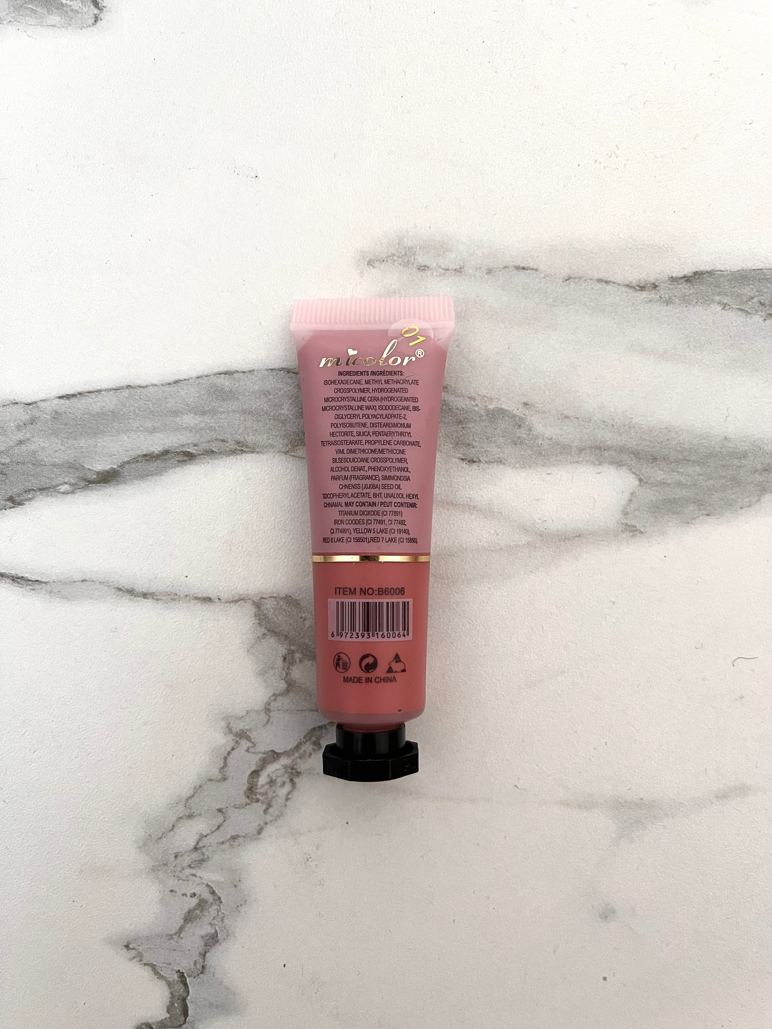 Miccolor Water Tint Liquid Blush - Long-Lasting, Lightweight Glow