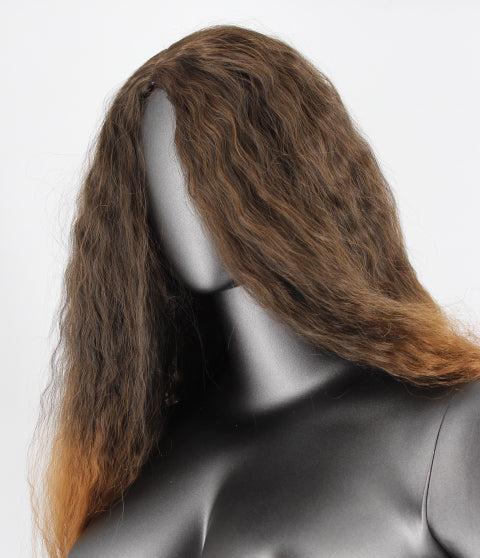 Medium Length Frizzy Hair Wig