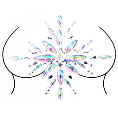 Crystal Body Gem Adhesive Stickers - Festival & Party Jewels