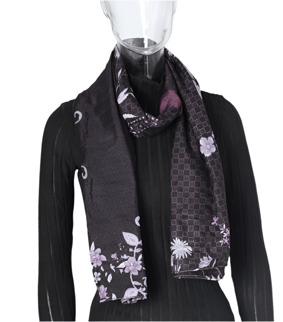 Colourful Print cotton Scarf 1pc