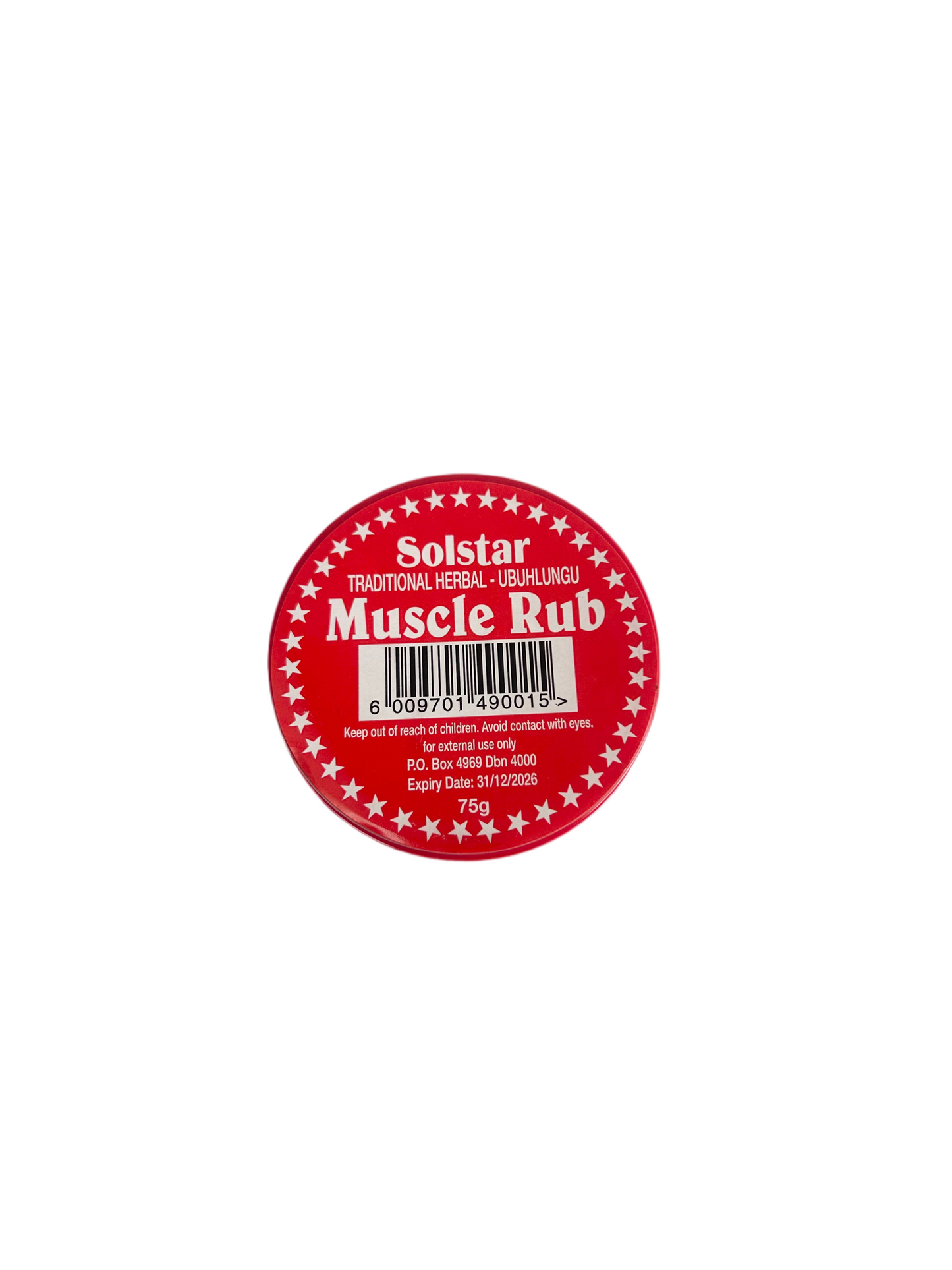 SOLSTAR Muscle Rub 75g – Relieve Muscle Discomfort & Soreness