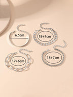 Fashion Minimalist Chain Bracelet 4pcs XD21