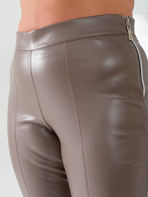 Faux Leather Skinny Fit Pants XD21