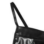Faux Leather Strappy Top XD21