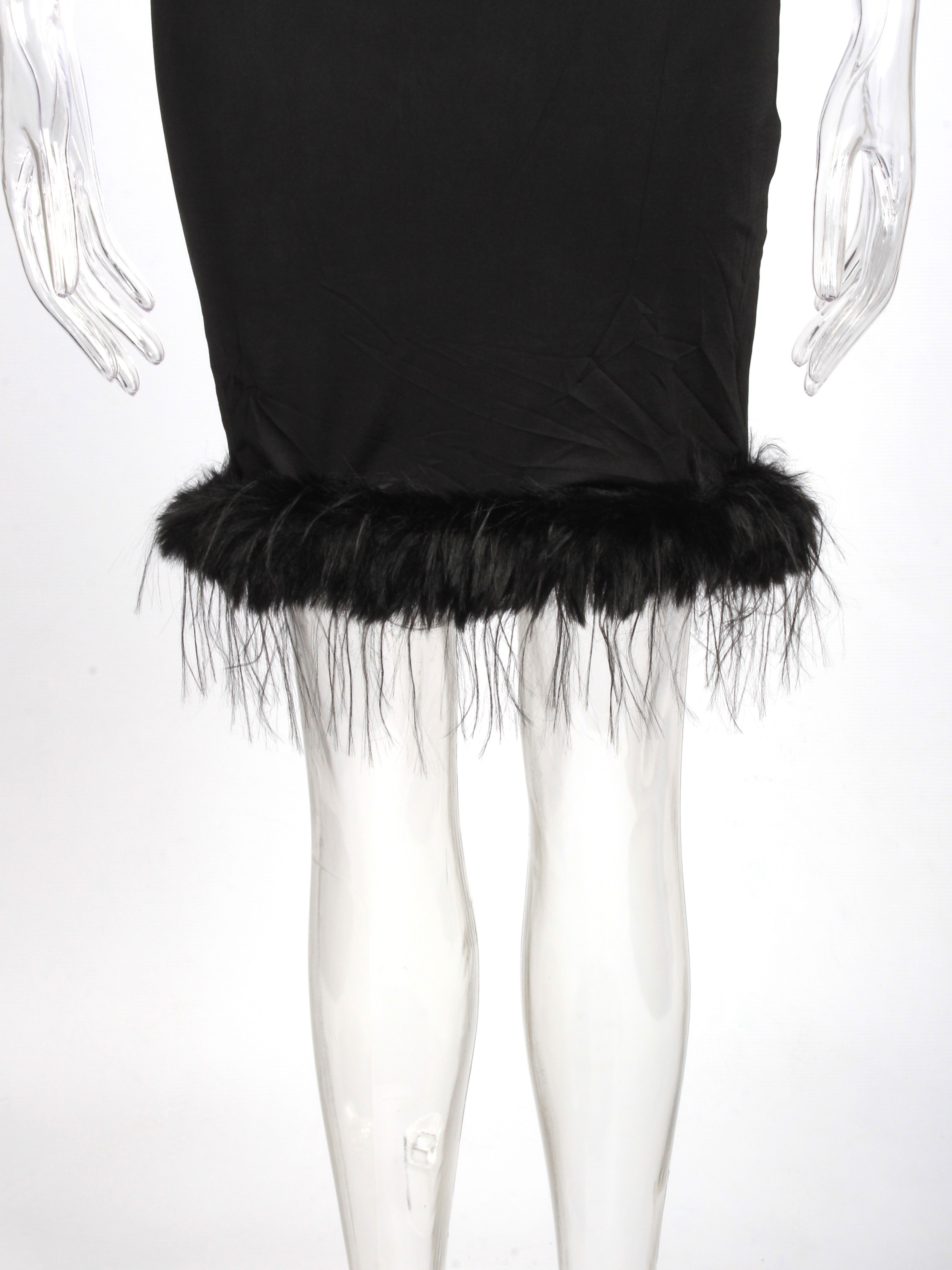 Feather Party Spaghetti Strap Mini Dress XD21