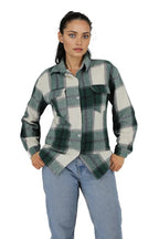 Flannel Plaid Long Shirt XD21