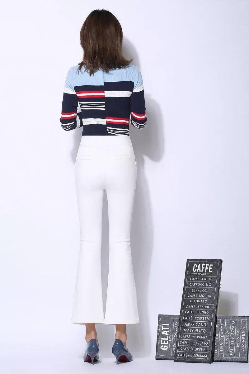Flare Out Slit Pants - XD21