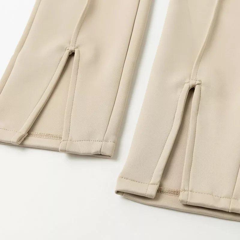 Flare Out Slit Pants - XD21
