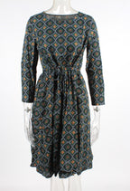Floral Drawstring Knee Length Dress XD21