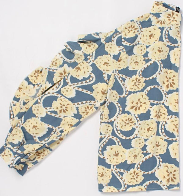 Floral Print Blouse Chiffon