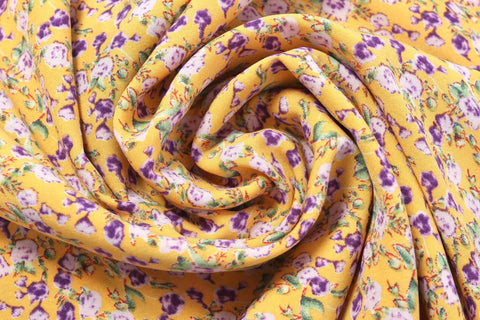 Floral Print Blouse Chiffon XD21