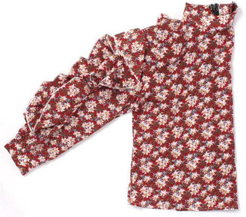 Floral Print Blouse Chiffon XD21