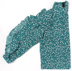 Floral Print Blouse Chiffon XD21