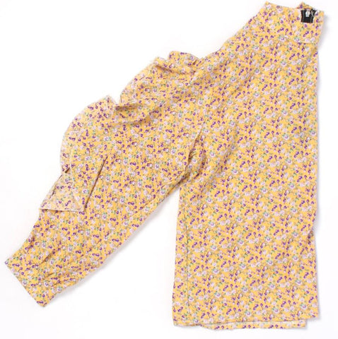 Floral Print Blouse Chiffon XD21