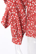 Floral Print Blouse Chiffon XD21