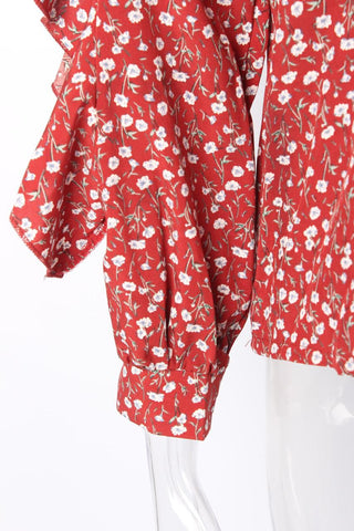 Floral Print Blouse Chiffon XD21