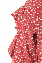 Floral Print Blouse Chiffon XD21