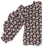 Floral Print Blouse Chiffon XD21