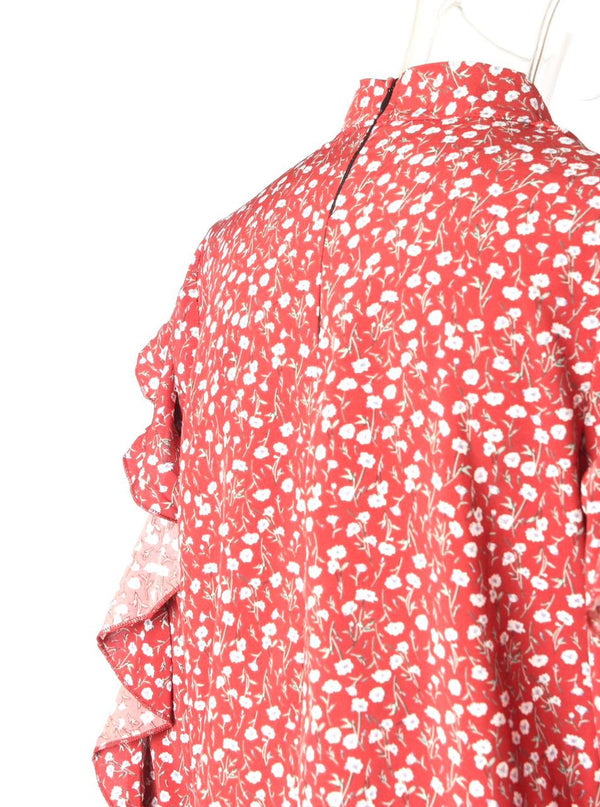 Floral Print Blouse Chiffon