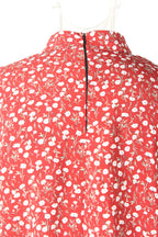 Floral Print Blouse Chiffon XD21