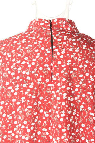 Floral Print Blouse Chiffon XD21