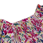 Floral Set Top And Skirt Summer Outfit - XD21