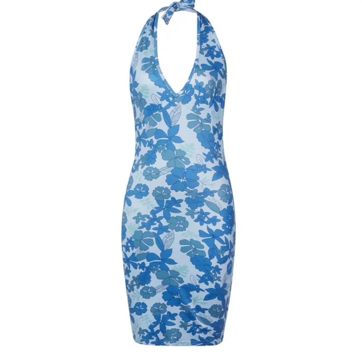 Floral Sundress Deep V Neck XD21