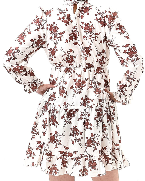 Floral loose mini dress