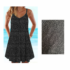 Floral spaghetti strap mini dress XD21