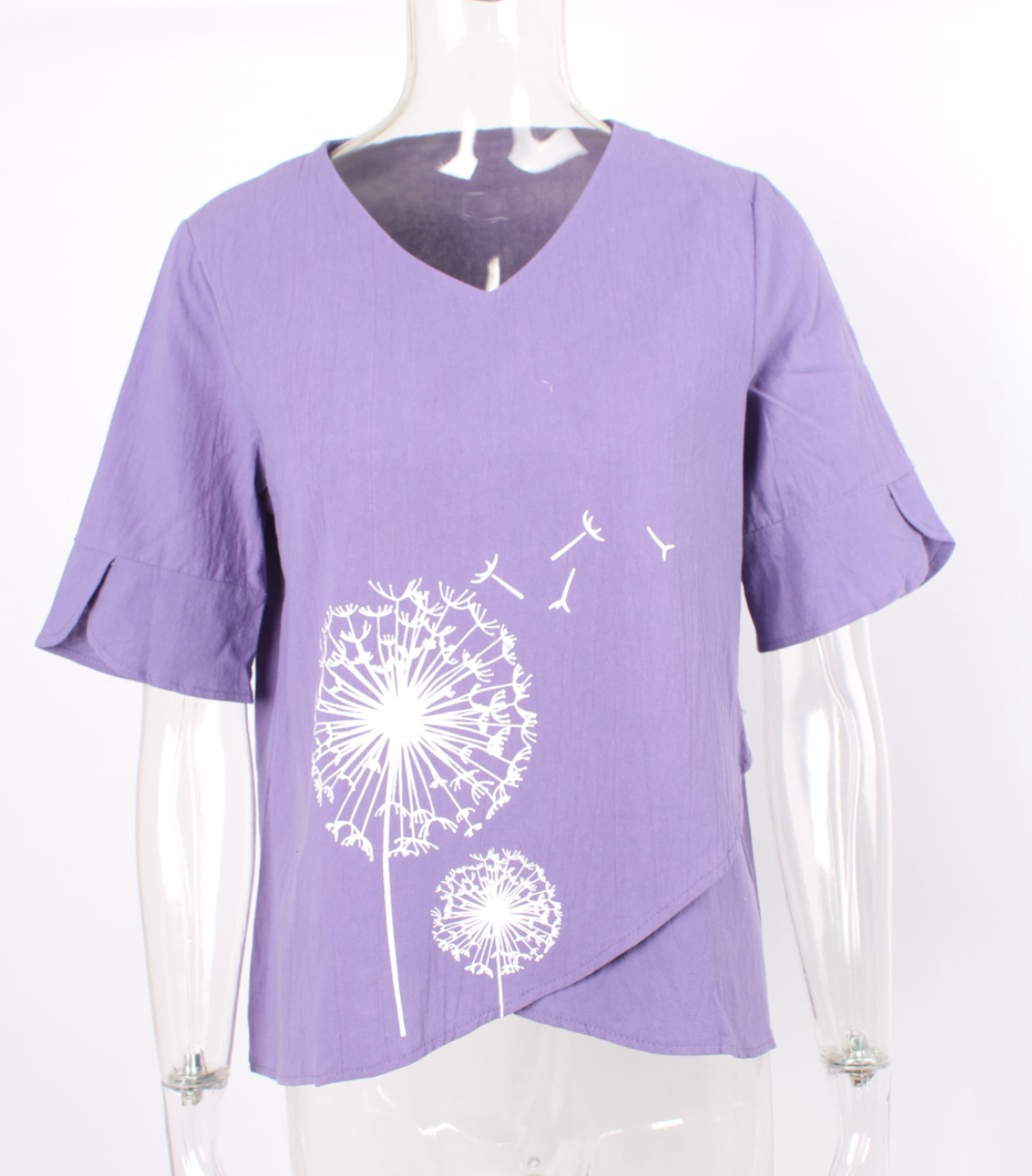 Flower Dandelion Short Sleeve Top (M -qty, size prepared) XD21
