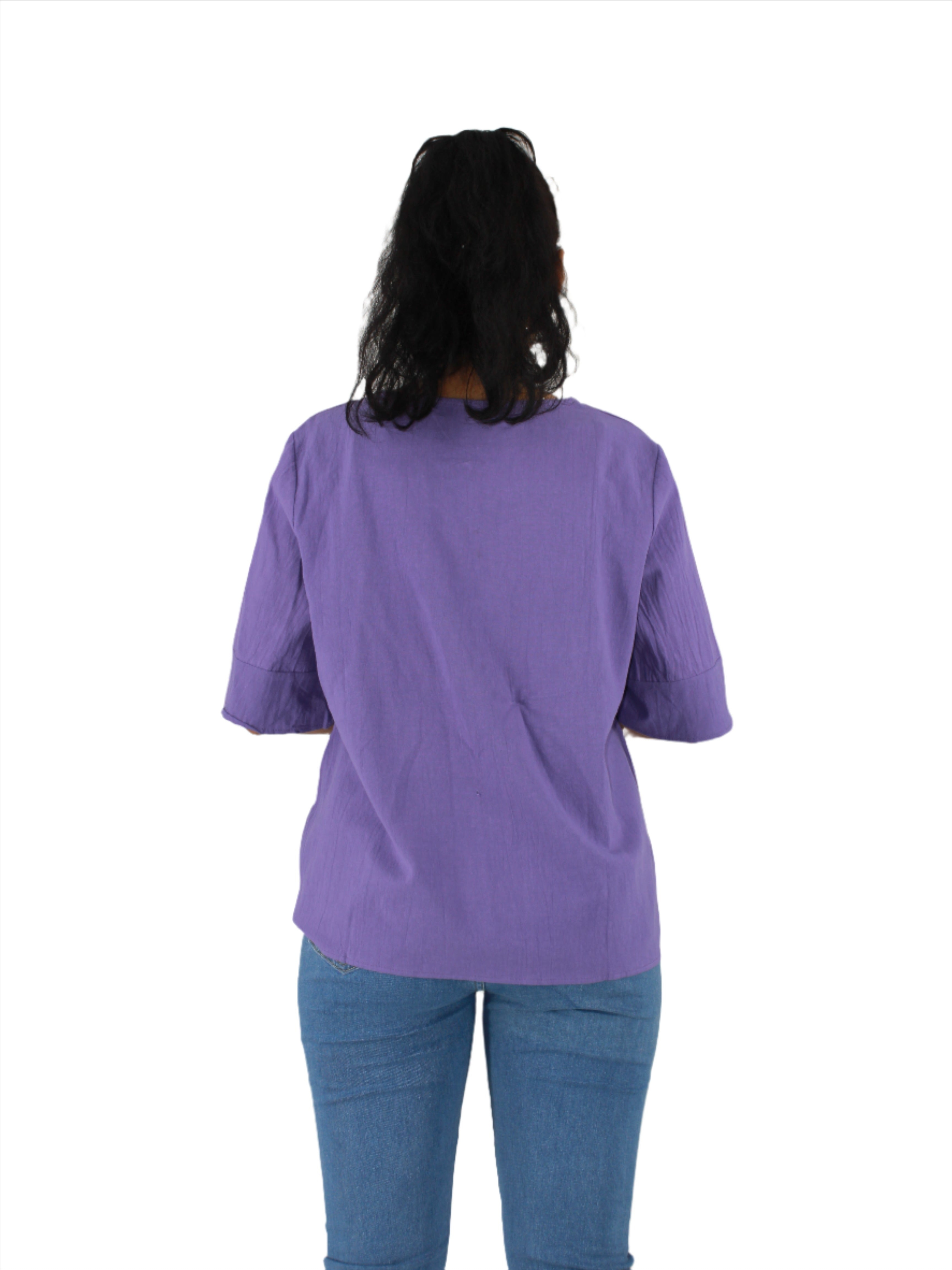 Flower Dandelion Short Sleeve Top (M -qty, size prepared) XD21