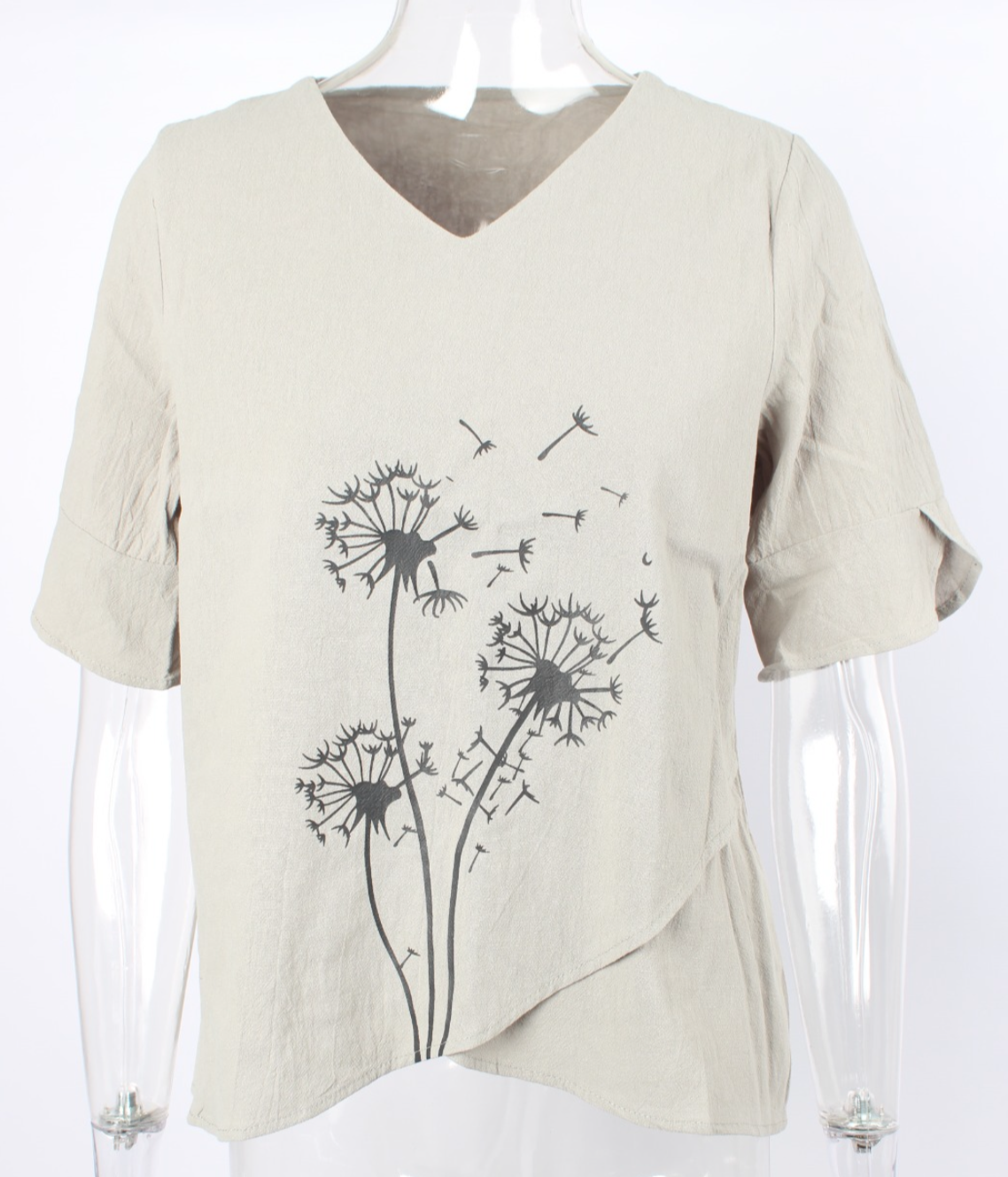 Flower Dandelion Short Sleeve Top (M -qty, size prepared) XD21
