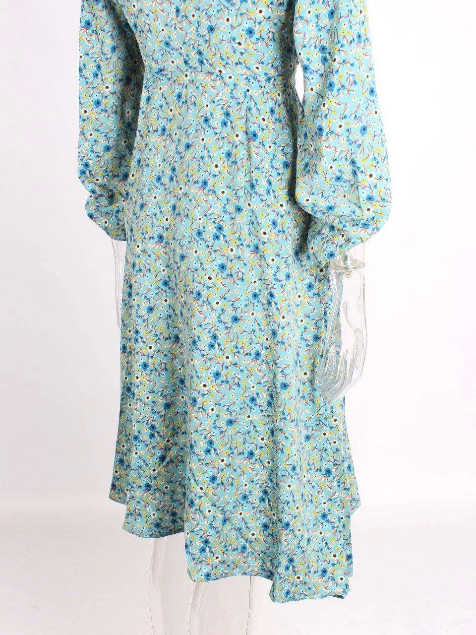 Foral midi wrap dress XD21