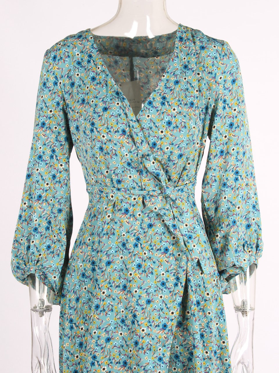 Foral midi wrap dress XD21