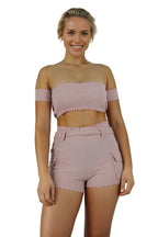 Frill Cute Summer Two Piece Matching Set XD21