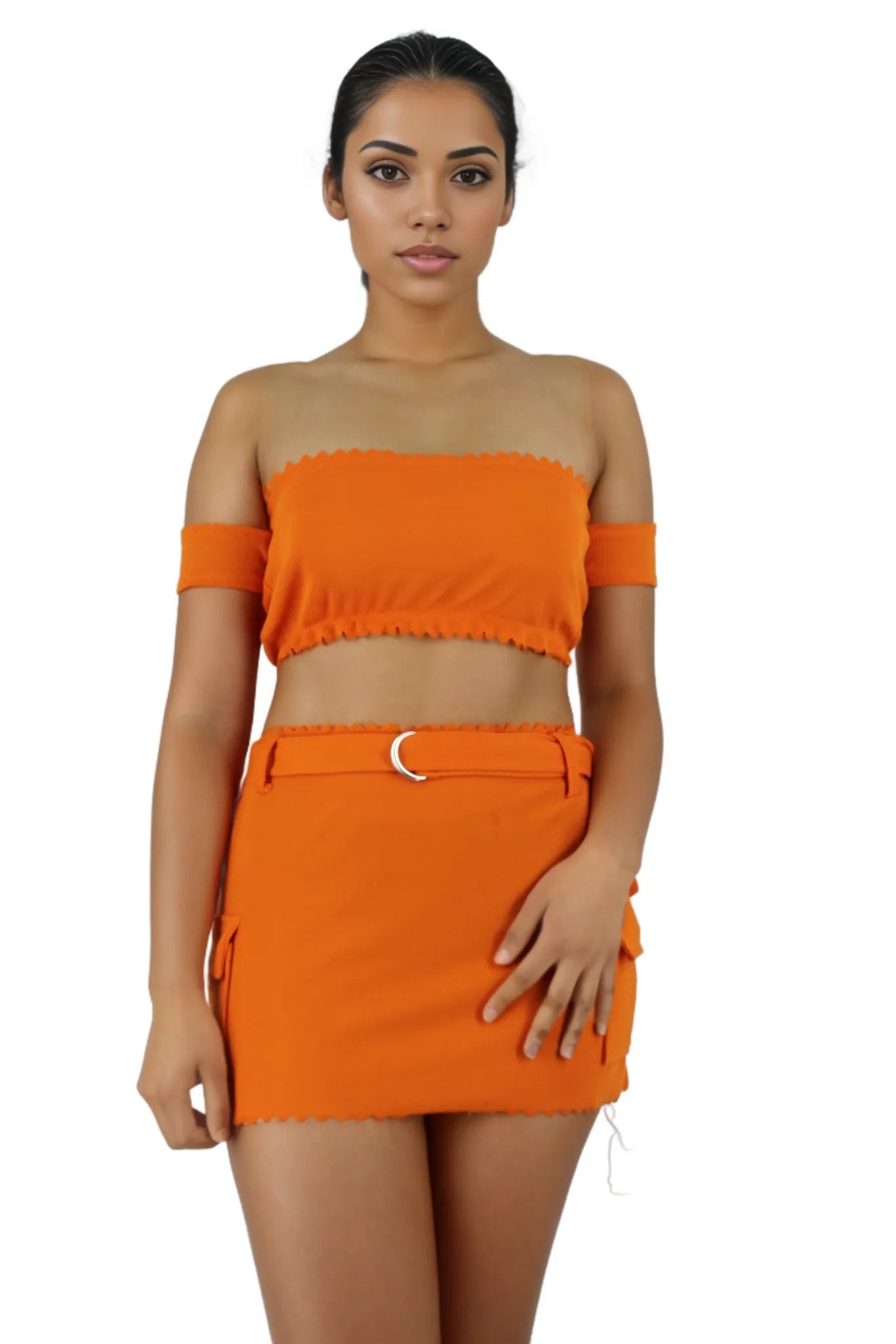 Frill Cute Summer Two Piece Matching Set XD21