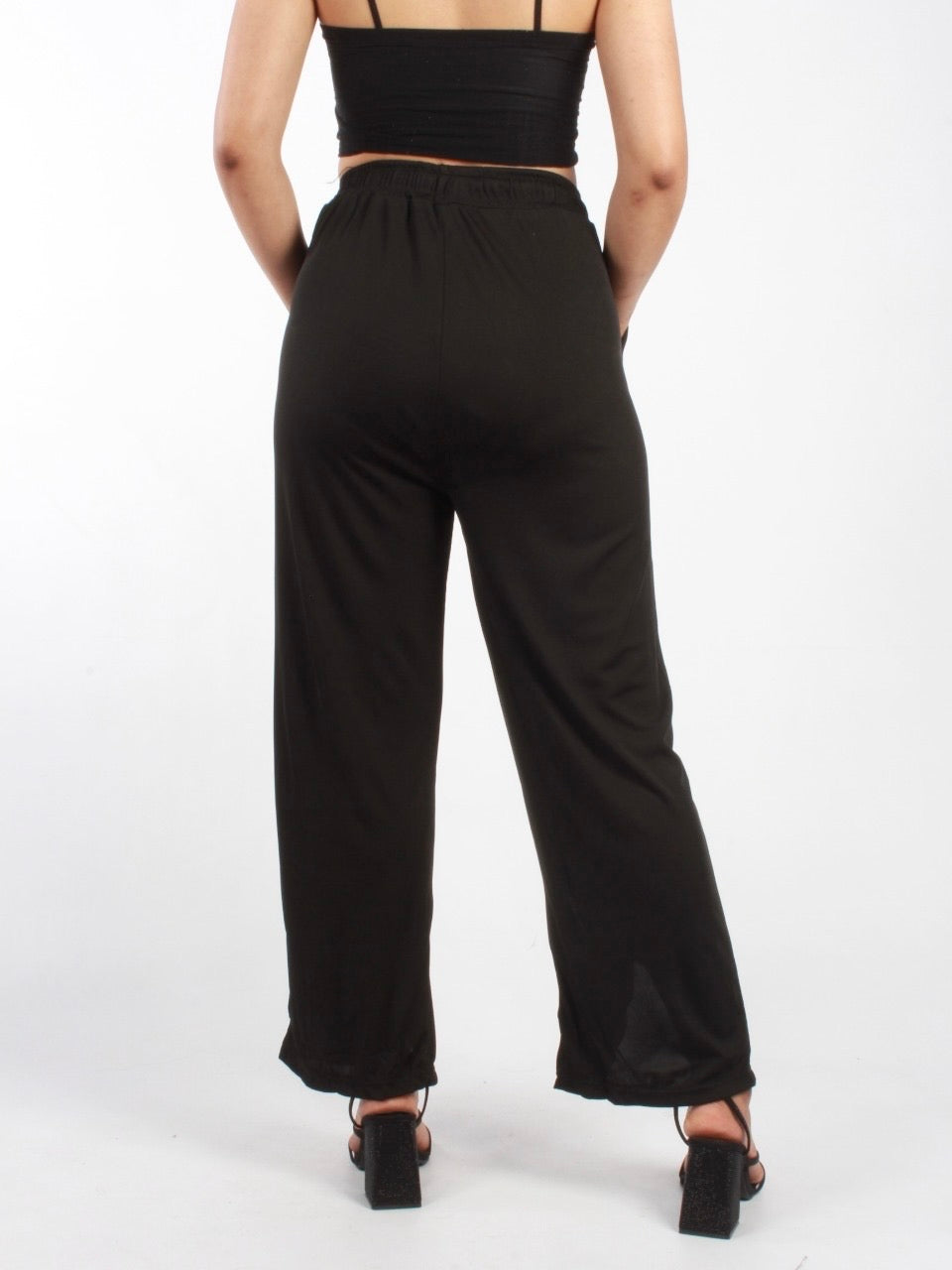 Front Split Straight Cut Thin Pants XD21