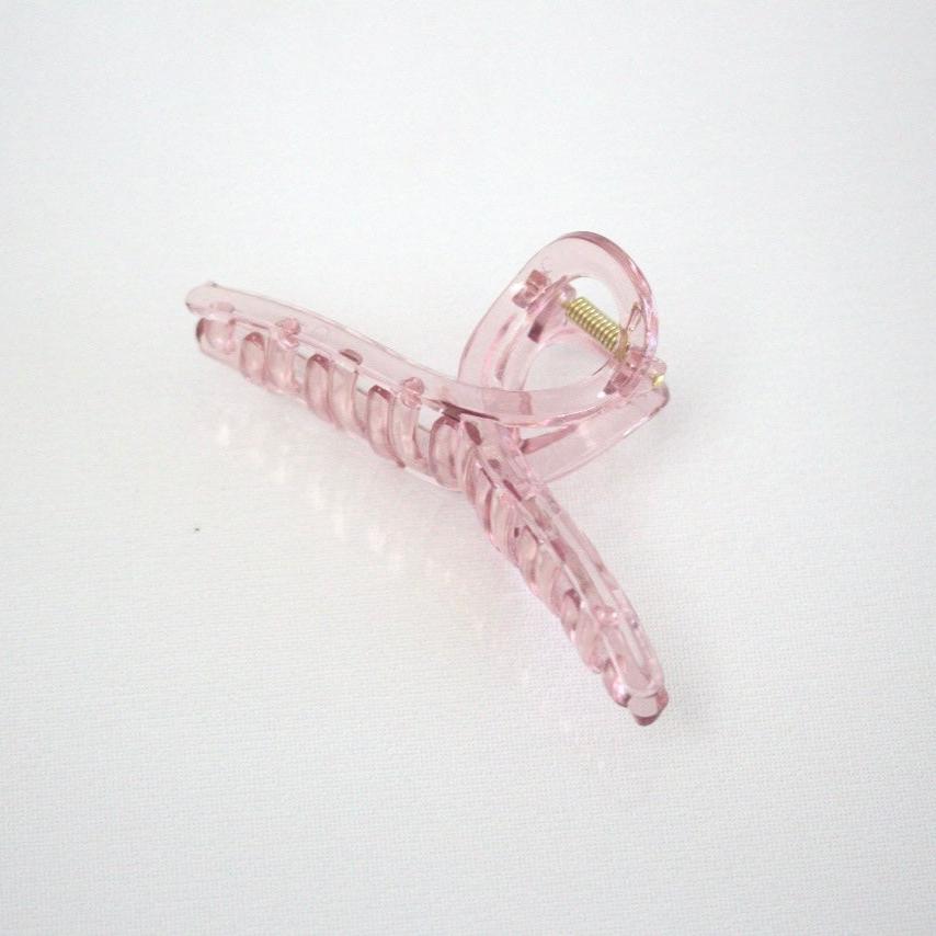 Transparent Simple Twist Hair Claw – Sleek and Stylish Hair Accessory