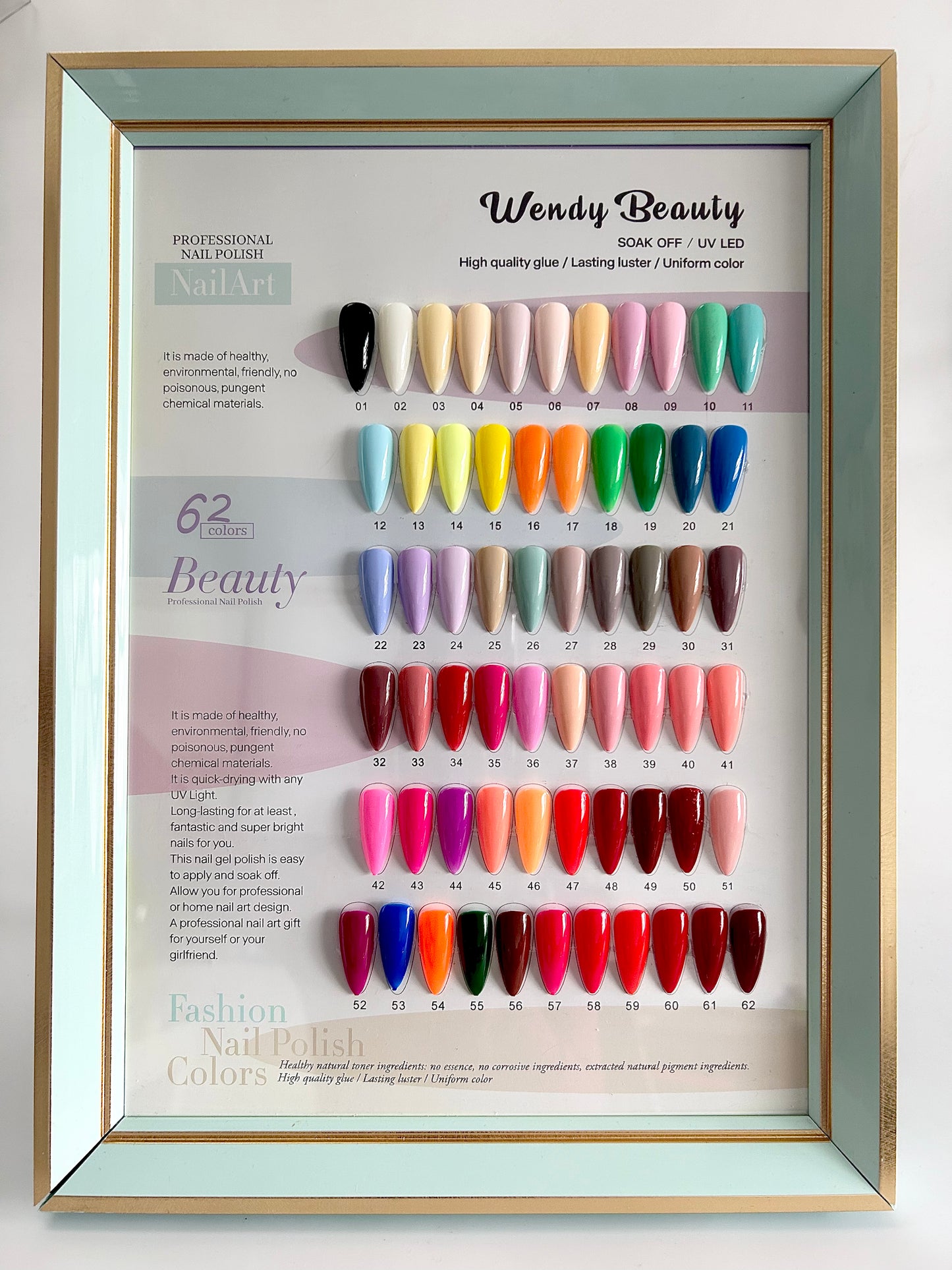 Wendy Beauty UV Gel Nail Polish 10ml | Long-Lasting Shine