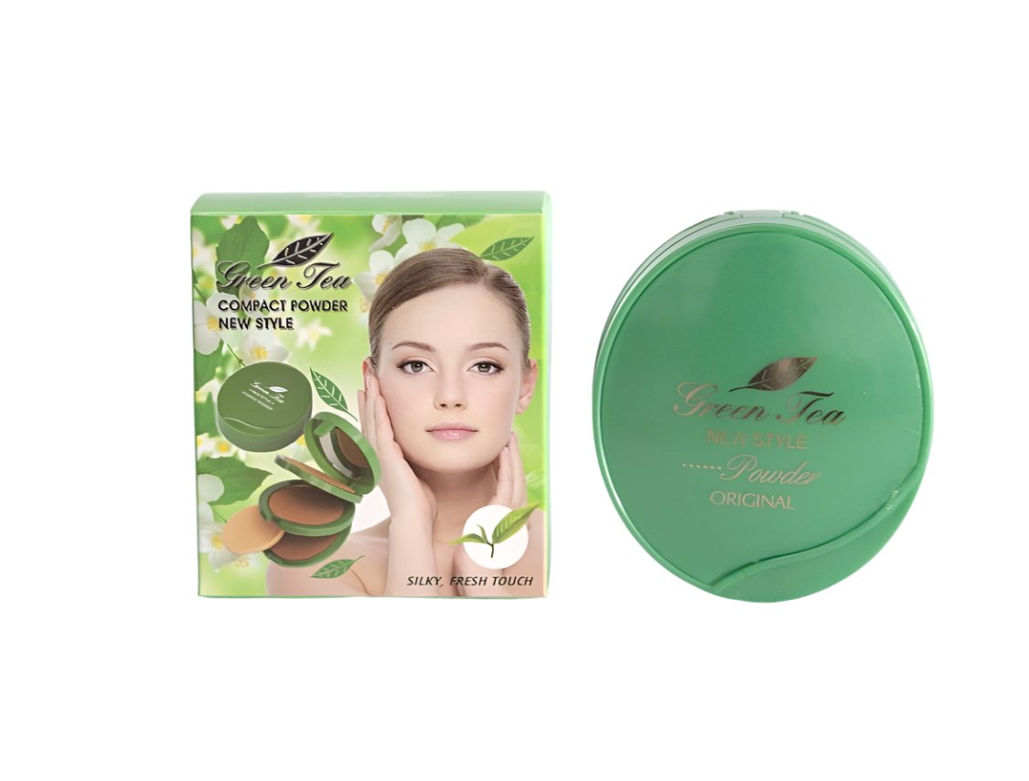 Green Tea Compact Powder 39g – Natural Finish & Skin Nourishment
