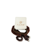 Velvet Faux Pearls Detailed 2pc Hair Ties – Elegant and Stylish Hair Accessories for All Occasions