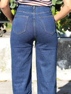 Wide-Leg High-Waist Jeans – DYQ 383