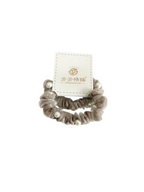 Faux Pearls Meshed 2Pc Hair Scrunchies - Elegant and Stylish Hair Accessories!