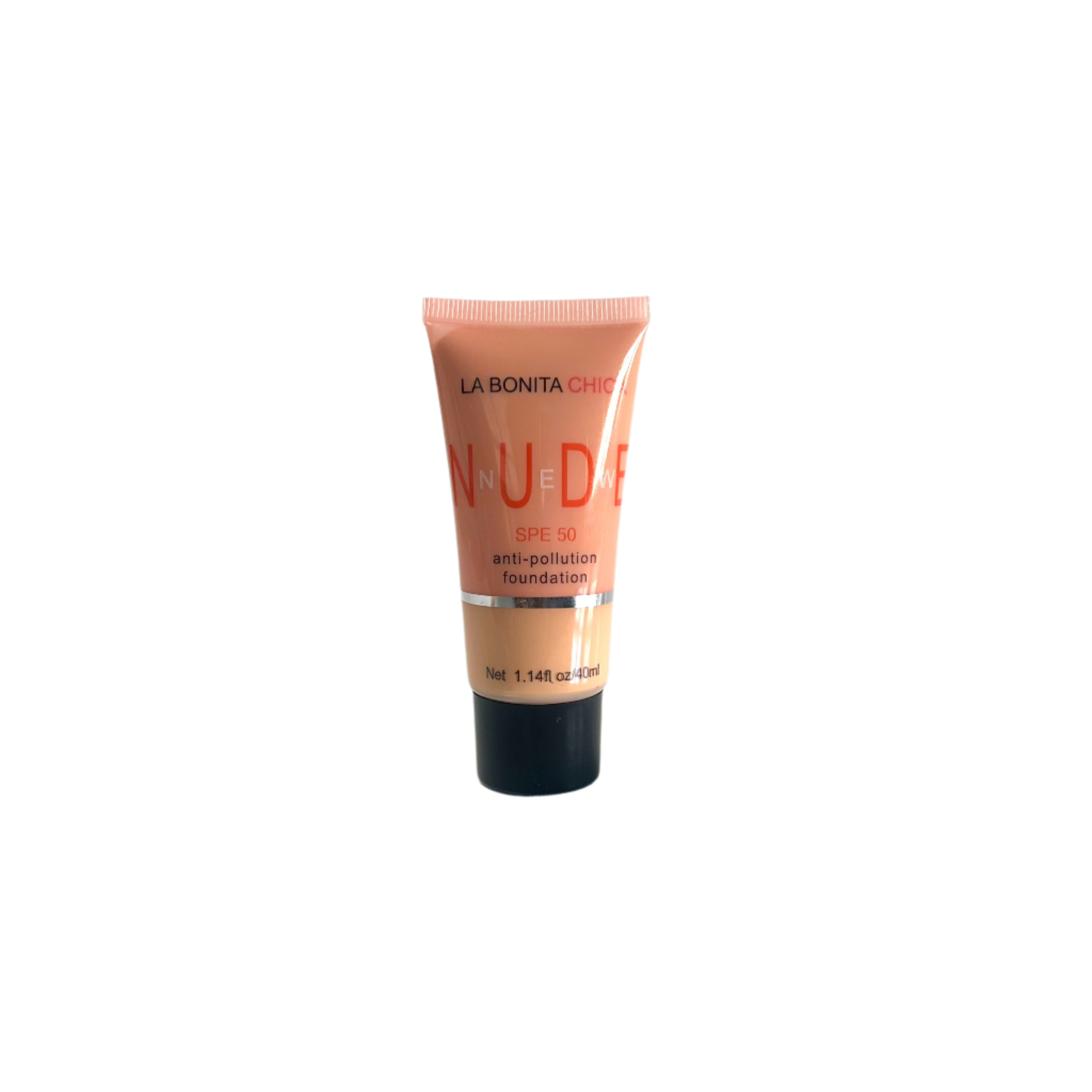 New Nude Foundation – SPF 50 with Full Coverage & Natural Finish
