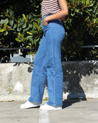 High-Waist Straight Leg Denim Jeans – DYQ 358