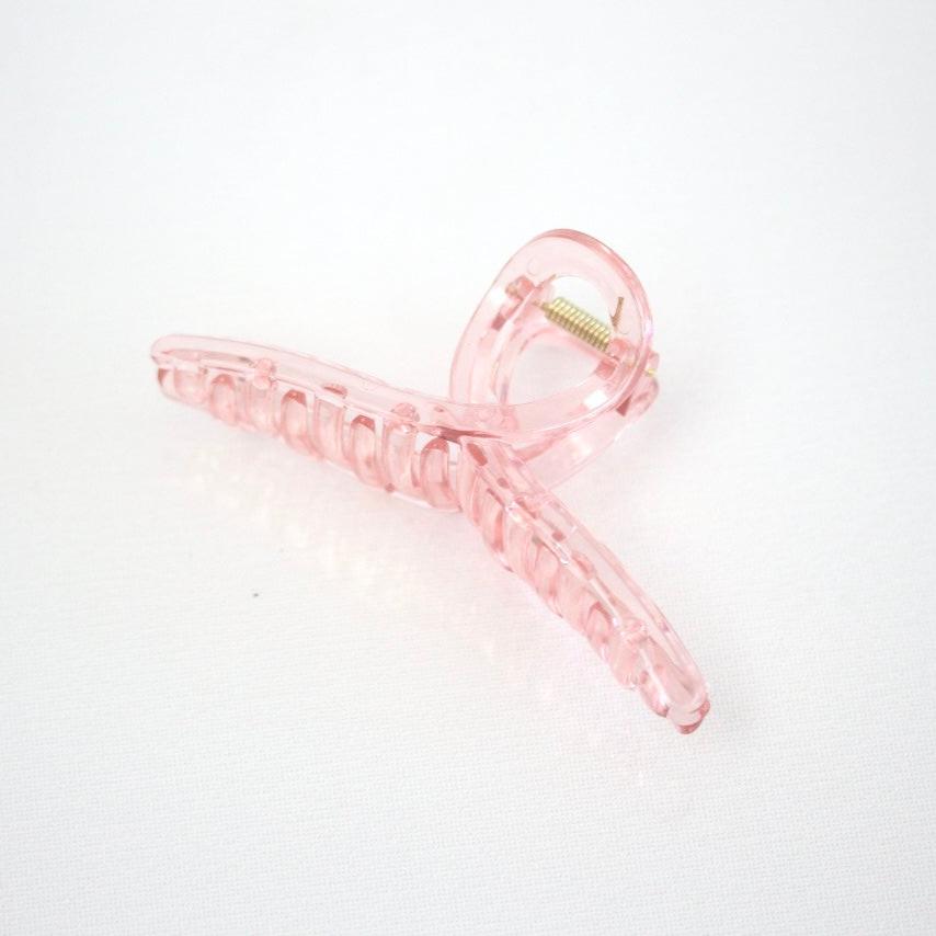 Transparent Simple Twist Hair Claw – Sleek and Stylish Hair Accessory