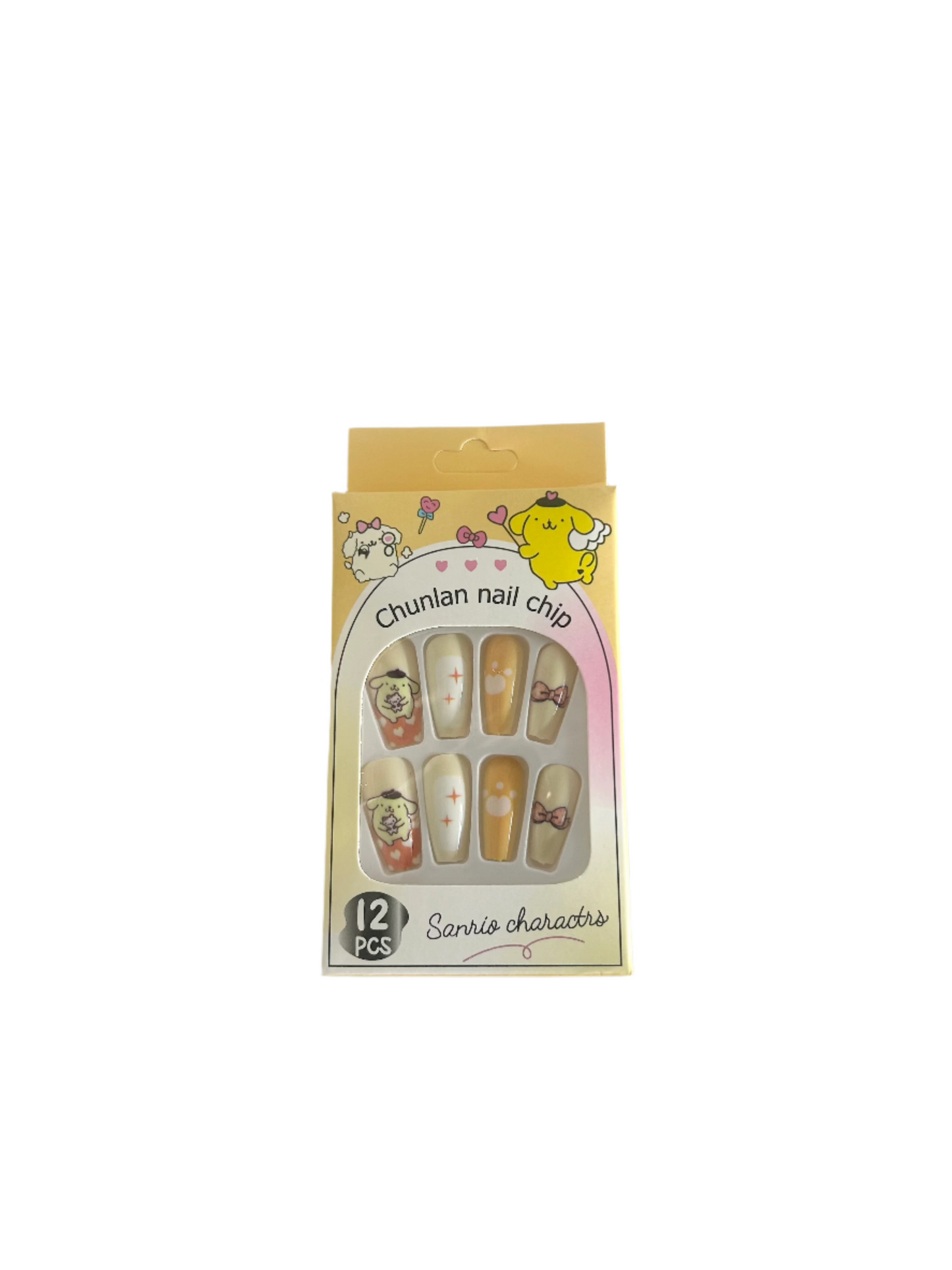 Cutesy Churun Cartoon Anime Press On Nails - Trendy & Easy-to-Apply Nails